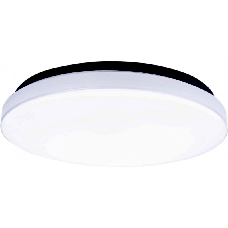 15,95 € Free Shipping | Indoor ceiling light 20W 6500K Cold light. Ø 33 cm. LED ceiling lamp Metal casting and polycarbonate. White Color
