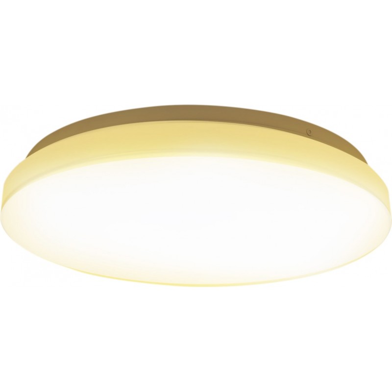 18,95 € Envoi gratuit | Plafonnier intérieur 24W 3000K Lumière chaude. Ø 38 cm. Plafonnier LED Métal et polycarbonate. Couleur blanc