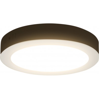 5,95 € Envio grátis | Luz de teto interna 12W 3000K Luz quente. Ø 17 cm. Lâmpada de teto LED Cor branco