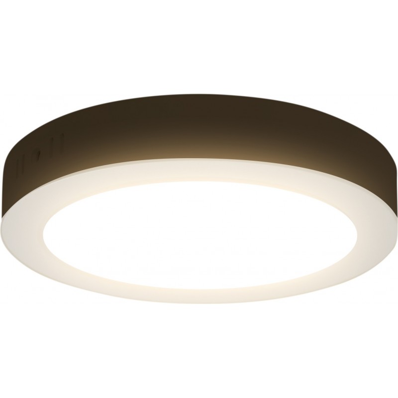 5,95 € Envio grátis | Luz de teto interna 12W 3000K Luz quente. Ø 17 cm. Lâmpada de teto LED Cor branco