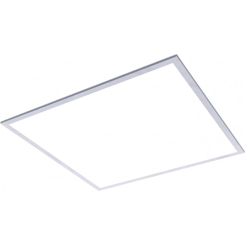37,95 € Free Shipping | LED panel 50W 6500K Cold light. Square Shape 60×60 cm. Aluminum and PMMA. White Color