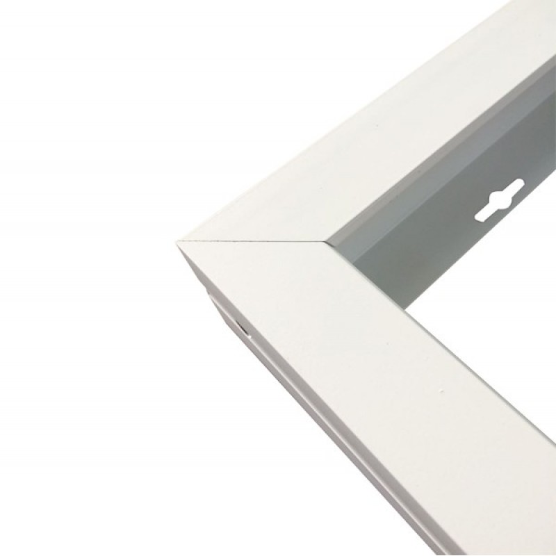9,95 € Free Shipping | LED panel Square Shape 60×60 cm. LED Panel Surface Mount Kit White Color