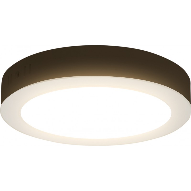 7,95 € Free Shipping | Indoor ceiling light 18W 3000K Warm light. Round Shape Ø 22 cm. LED ceiling lamp White Color