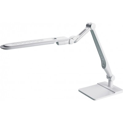 Schreibtischlampe 10W 94×22 cm. LED-Schwanenhals Polycarbonat. Weiß Farbe