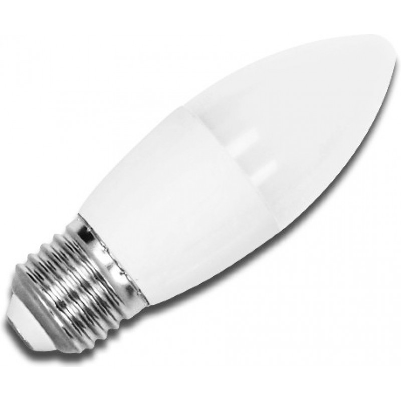 8,95 € Free Shipping | 5 units box LED light bulb 6W E27 3000K Warm light. Ø 3 cm. White Color