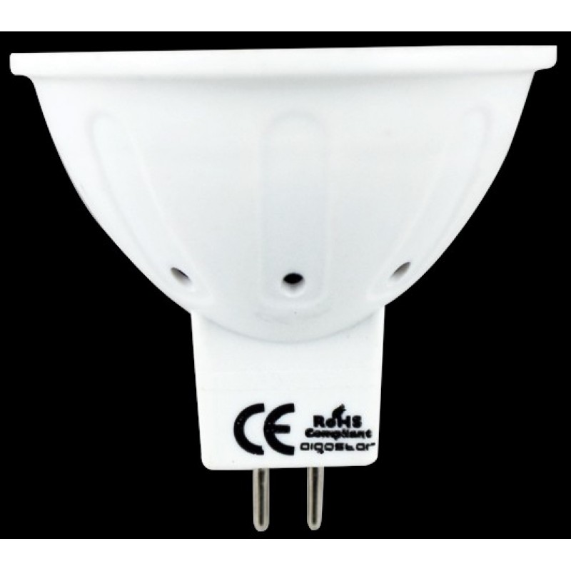 9,95 € Free Shipping | 5 units box LED light bulb 3W MR16 LED 3000K Warm light. Ø 5 cm. White Color
