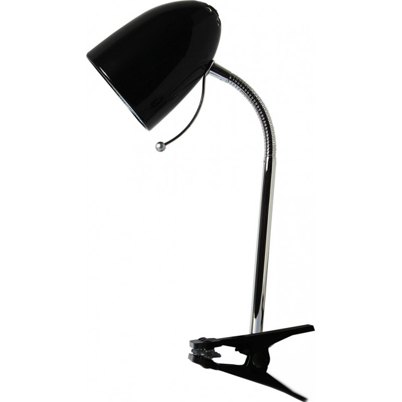 11,95 € Spedizione Gratuita | Lampada da scrivania 35×11 cm. Collo di cigno a LED con clip Colore nero