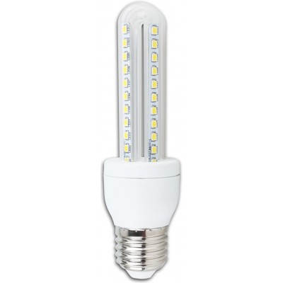 14,95 € Free Shipping | 5 units box LED light bulb 9W E27 Ø 3 cm. PMMA and Glass