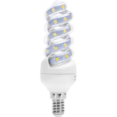 15,95 € Kostenloser Versand | 5 Einheiten Box LED-Glühbirne 7W E14 LED 12 cm. LED-Spirale