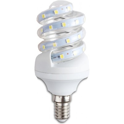 18,95 € Kostenloser Versand | 5 Einheiten Box LED-Glühbirne 11W E14 LED 13 cm. LED-Spirale