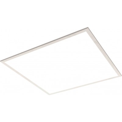 LEDパネル 40W 4000K ニュートラルライト. 平方 形状 60×60 cm. 超薄型パネル。とてもスリム アルミニウム そして PMMA. 白い カラー