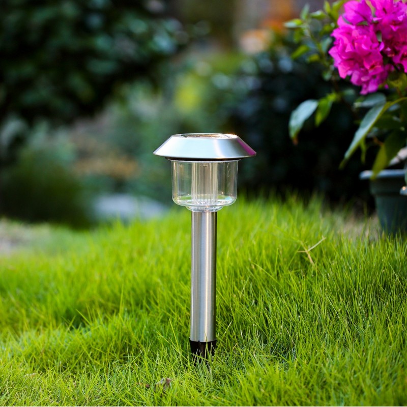 38,95 € Free Shipping | 6 units box Luminous beacon 0.8W 6500K Cold light. 37×13 cm. Water resistant. Automatic power on and off Stainless steel and Polycarbonate. Silver Color