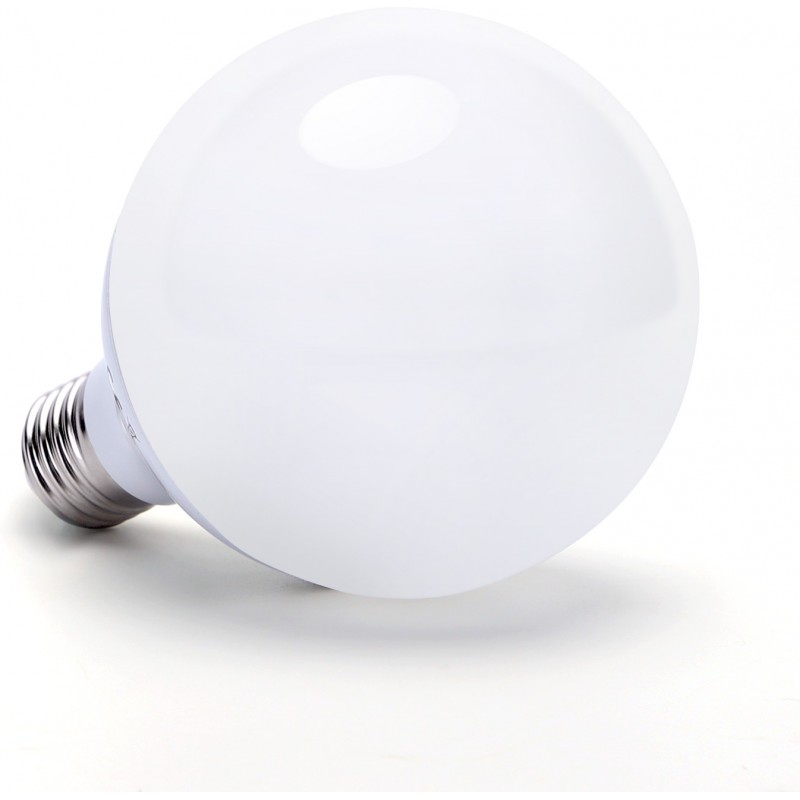 23,95 € Free Shipping | 3 units box LED light bulb 18W E27 Spherical Shape Ø 12 cm. led balloon PMMA and Polycarbonate. White Color