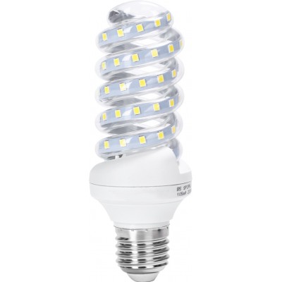 5 units box LED light bulb 13W E27 14 cm. LED spiral