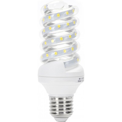 5 units box LED light bulb 11W E27 13 cm. LED spiral