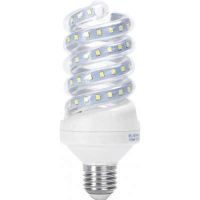 5 units box LED light bulb 15W E27 Ø 6 cm. LED spiral
