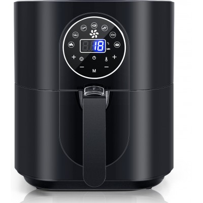 81,95 € Free Shipping | Kitchen appliance Aigostar 1500W 32×30 cm. Air fryer Black Color