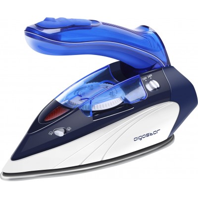 19,95 € Free Shipping | Home appliance Aigostar 1100W 20×10 cm. Travel iron ABS, PMMA and Polycarbonate. Blue Color
