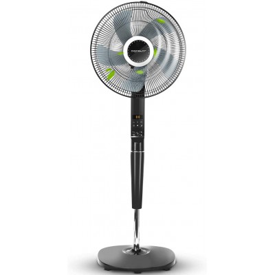 Pedestal fan Aigostar 56W 144×46 cm. Standing fan ABS. Black Color