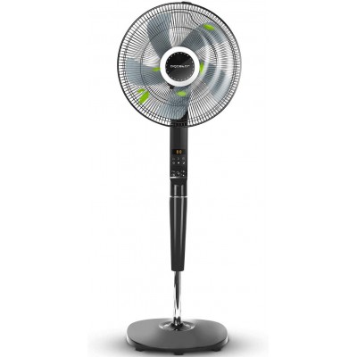 71,95 € Envío gratis | Ventilador de pie Aigostar 56W 144×46 cm. Ventilador de pie ABS. Color negro