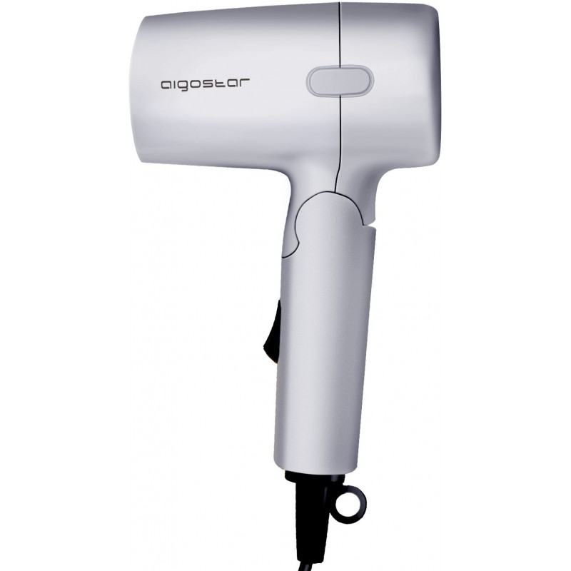 6,95 € Free Shipping | Personal care Aigostar 1200W 17×16 cm. Travel hair dryer Abs and polycarbonate. Silver Color