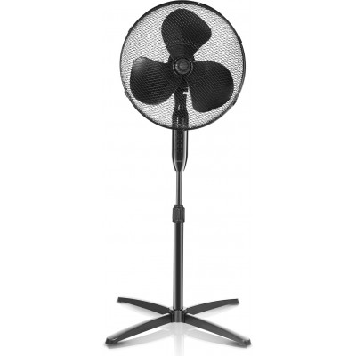 Ventilateur debout Aigostar 50W 120×60 cm. Ventilateur sur pied PMMA. Couleur noir