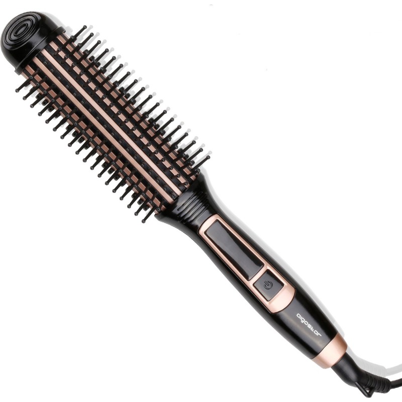 Personal care Aigostar 24W 34×9 cm. Hair styling brush. electric curler Pmma. Black Color
