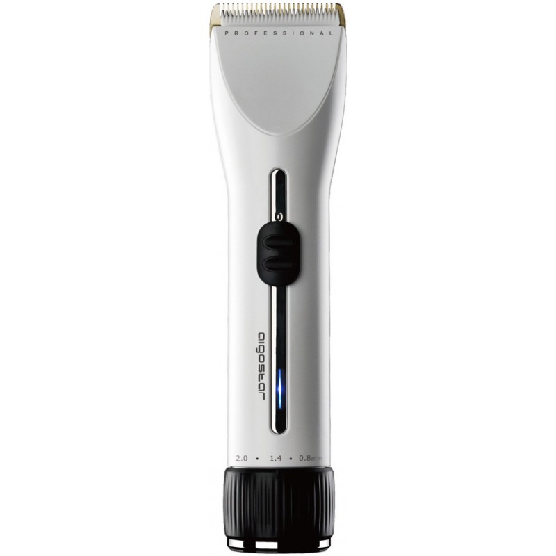 Personal care Aigostar 3W 18×5 cm. Rechargeable hair clipper with 4 guide combs. Cut regulation. Stainless steel and nano-ceramic blades ABS and Stainless steel. White Color