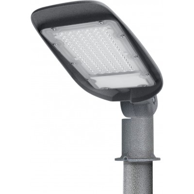 76,95 € Free Shipping | Streetlight Aigostar 150W 6500K Cold light. 64×21 cm. Ultra-flat LED street light Aluminum. Gray Color
