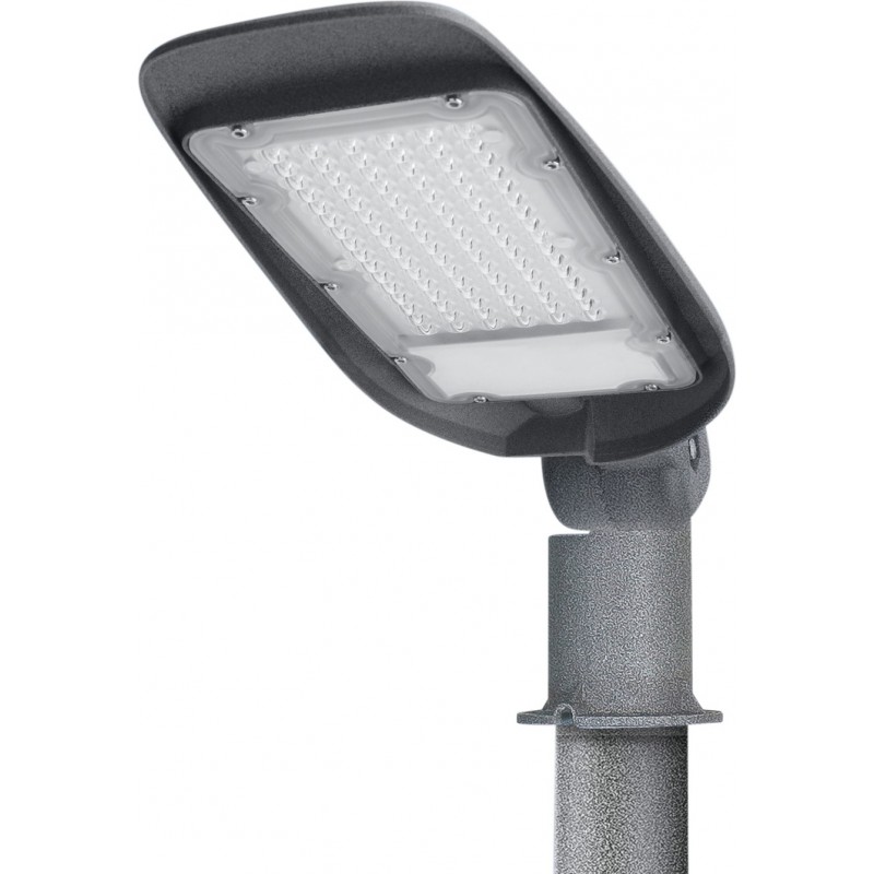 72,95 € Free Shipping | Streetlight Aigostar 150W 6500K Cold light. 64×21 cm. Ultra-flat LED street light Aluminum. Gray Color