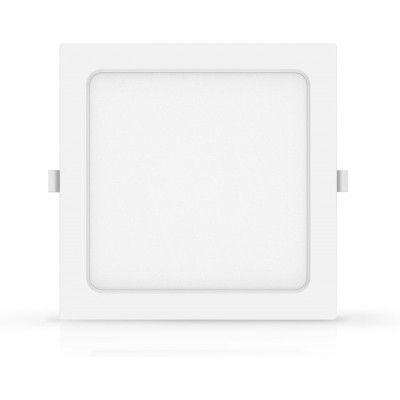 3,95 € Envoi gratuit | Éclairage encastré Aigostar 15W 3000K Lumière chaude. 18×18 cm. Spot rétroéclairé à LED Couleur blanc