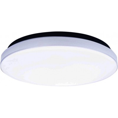 19,95 € Free Shipping | Indoor ceiling light Aigostar 24W 6500K Cold light. Round Shape Ø 38 cm. LED ceiling lamp Metal casting and polycarbonate. White Color