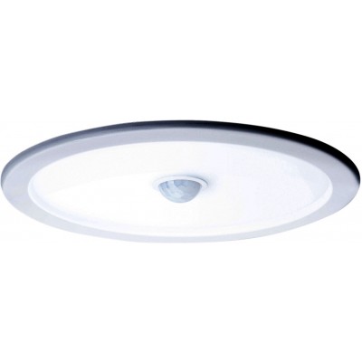 9,95 € Free Shipping | Recessed lighting Aigostar 24W 6000K Cold light. Ø 24 cm. Ultra-thin LED downlight with motion detection sensor Aluminum and polycarbonate. White Color