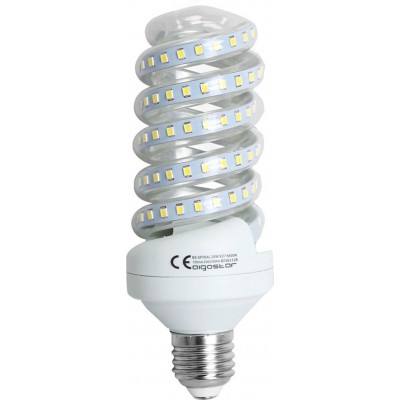 18,95 € Free Shipping | 5 units box LED light bulb Aigostar 20W E27 3000K Warm light. Ø 6 cm. LED spiral