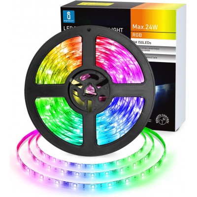 LED strip and hose Aigostar 24W 500×1 cm. Low Voltage RGB LED Strip Light Pmma