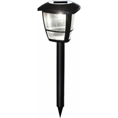 18,95 € Envio grátis | Farol luminoso Aigostar 0.6W 6500K Luz fria. 34×10 cm. Lâmpada solar LED Pmma e policarbonato. Cor preto