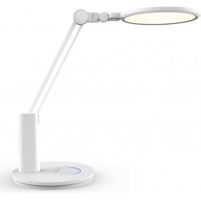 Lampe de bureau Aigostar 18W 4000K Lumière neutre. 44×44 cm. LED professionnelle avec protection des yeux PMMA et Polycarbonate. Couleur blanc
