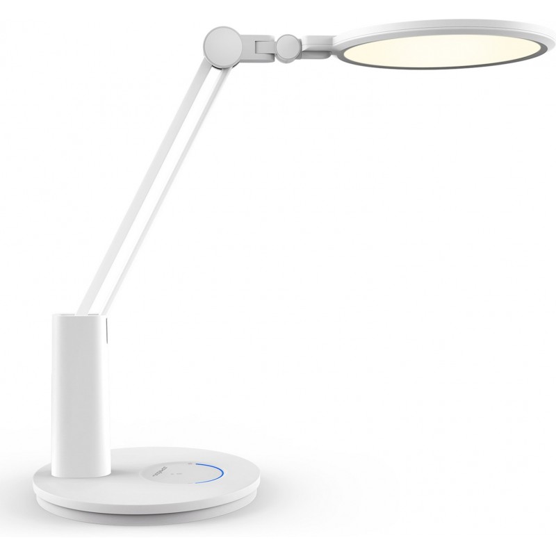 62,95 € Spedizione Gratuita | Lampada da scrivania Aigostar 18W 4000K Luce neutra. 44×44 cm. LED professionale con protezione per gli occhi Pmma e policarbonato. Colore bianca