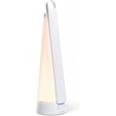 Lámpara de escritorio Aigostar 7W 4000K Luz neutra. 38×34 cm. Lámpara LED de mesa. Lámpara plegable Policarbonato. Color blanco