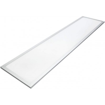 LED-Panel Aigostar 40W 4000K Neutrales Licht. Rechteckige Gestalten 120×30 cm. Aluminium und PMMA. Weiß Farbe