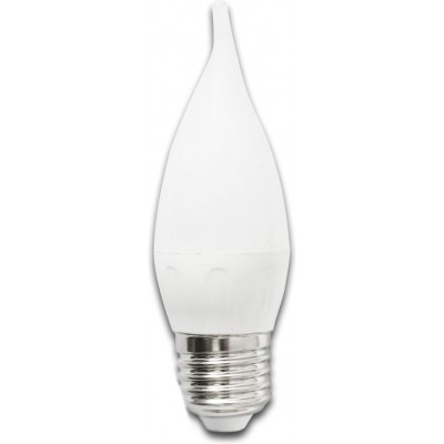 5,95 € Free Shipping | 5 units box LED light bulb Aigostar 4W E27 Ø 3 cm. LED candle White Color