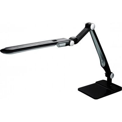 39,95 € Envio grátis | Lampada de escritorio Aigostar 10W 94×22 cm. Candeeiro de mesa LED regulável Policarbonato. Cor preto