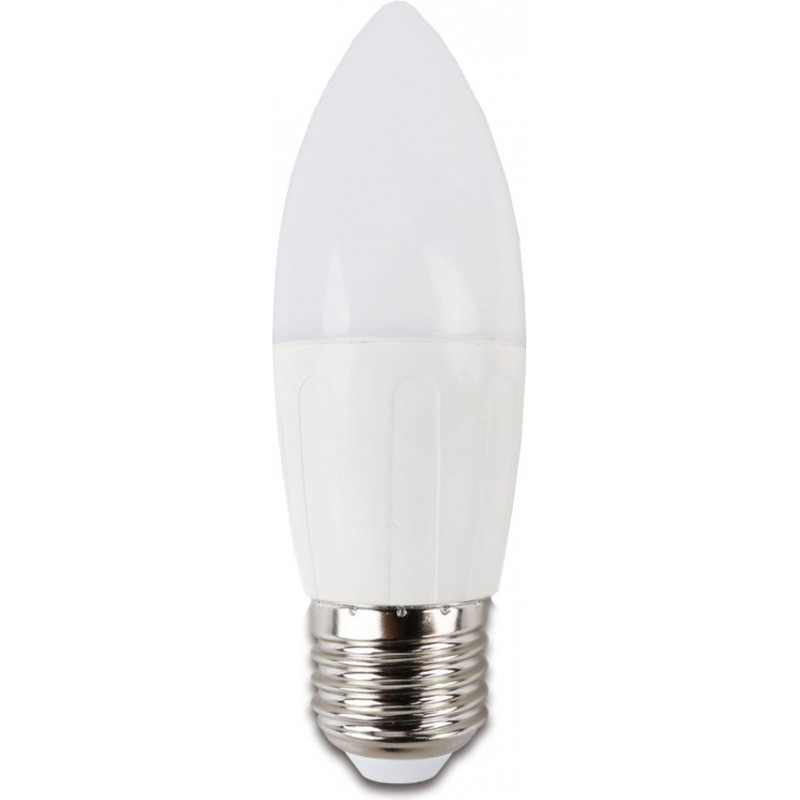 11,95 € Бесплатная доставка | Коробка из 5 единиц Светодиодная лампа Aigostar 9W E27 Ø 3 cm. светодиодная свеча Белый Цвет