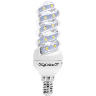 10,95 € Free Shipping | 5 units box LED light bulb Aigostar 7W E14 LED 12 cm. LED spiral