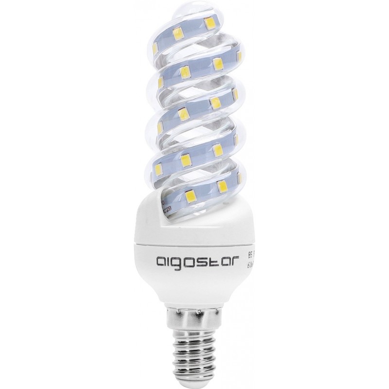 15,95 € Envoi gratuit | Boîte de 5 unités Ampoule LED Aigostar 7W E14 LED 12 cm. Spirale LED