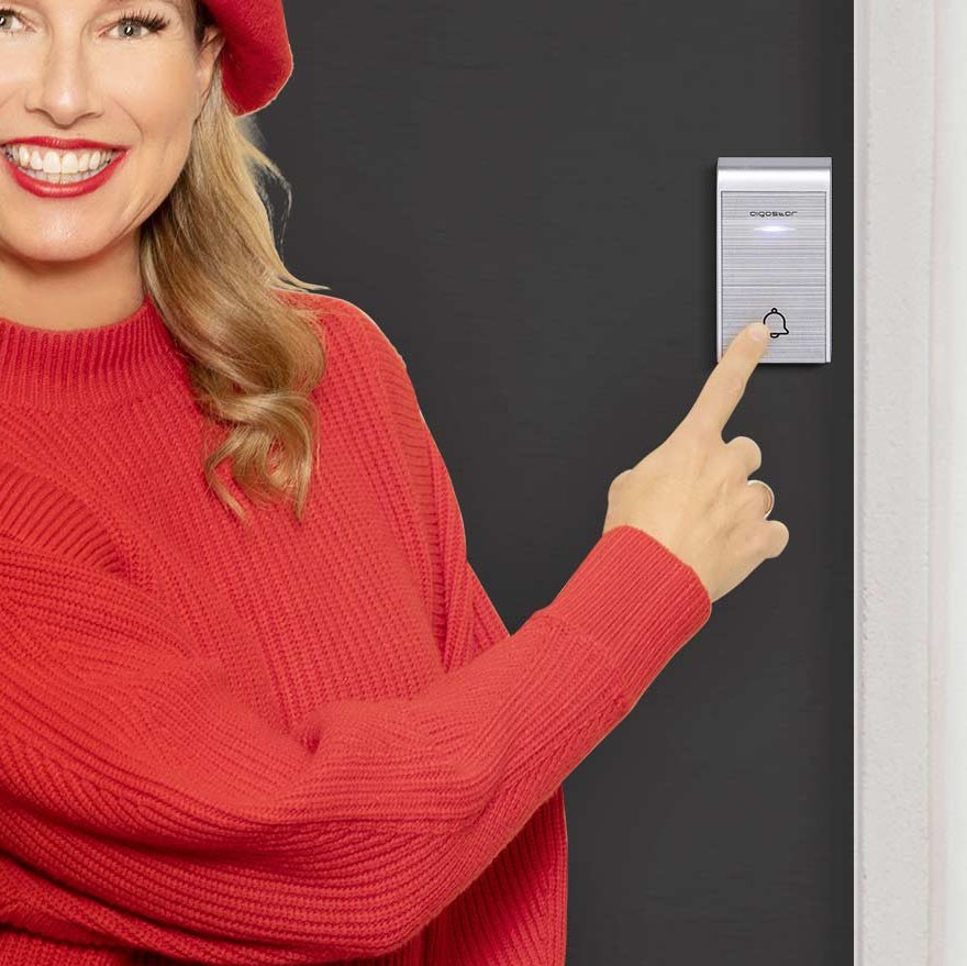 64,95 € Envoi gratuit | Boîte de 8 unités Électroménager Aigostar 0.3W Sonnette de porte sans fil Abs et acrylique. Couleur argent