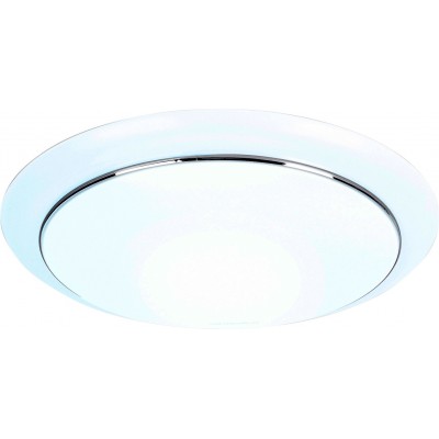 8,95 € Free Shipping | Indoor ceiling light Aigostar 12W 6500K Cold light. Round Shape Ø 26 cm. LED ceiling lamp Metal casting and polycarbonate. White Color