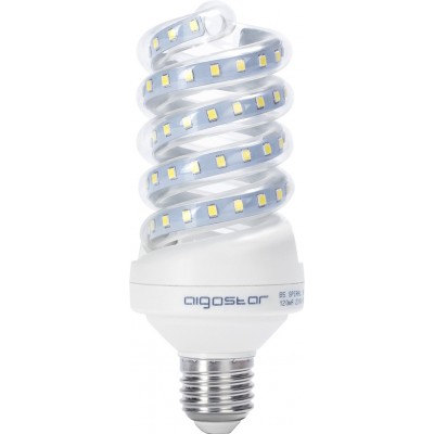16,95 € Free Shipping | 5 units box LED light bulb Aigostar 15W E27 Ø 6 cm. LED spiral