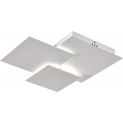 Lampada da soffitto 36W Forma Quadrata 45×43 cm. Telecomando Colore bianca