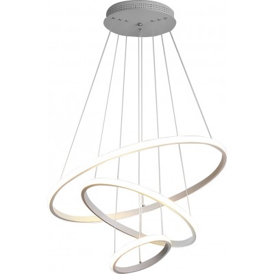 156,95 € Free Shipping | Hanging lamp 150W Round Shape 120×60 cm. Remote control White Color
